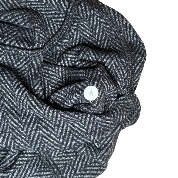 Lululemon Skinny Will Pant *Luon Giant Herringbone Black *Luon // Size 4 - Picture 8 of 10